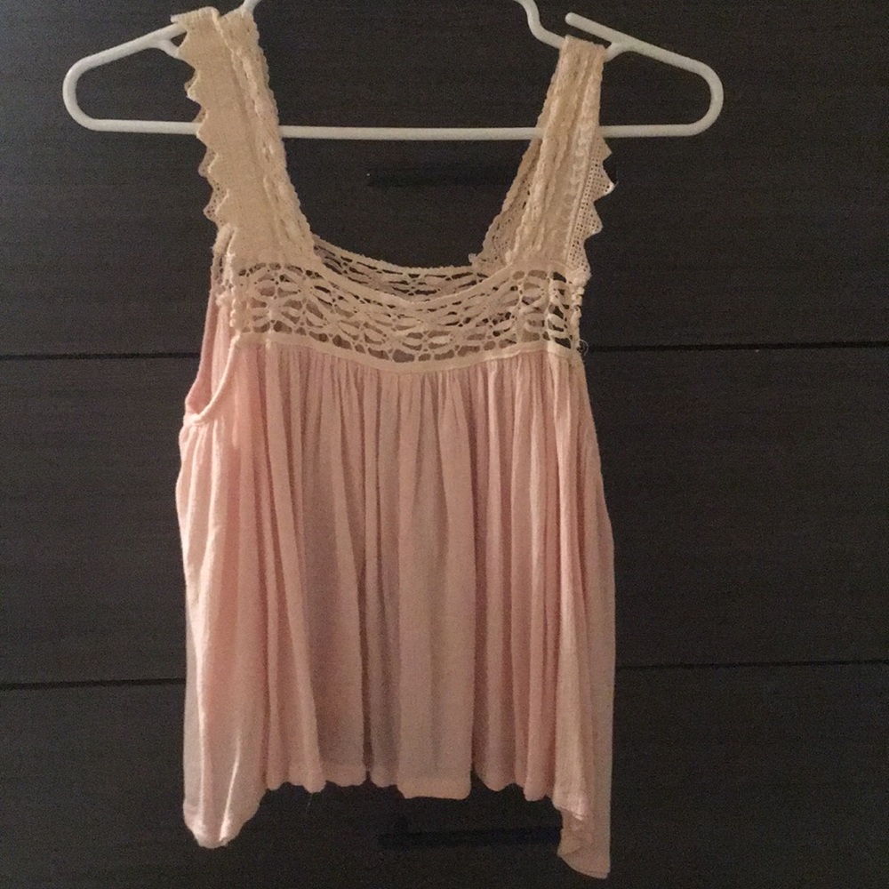 Light pink summery blouse